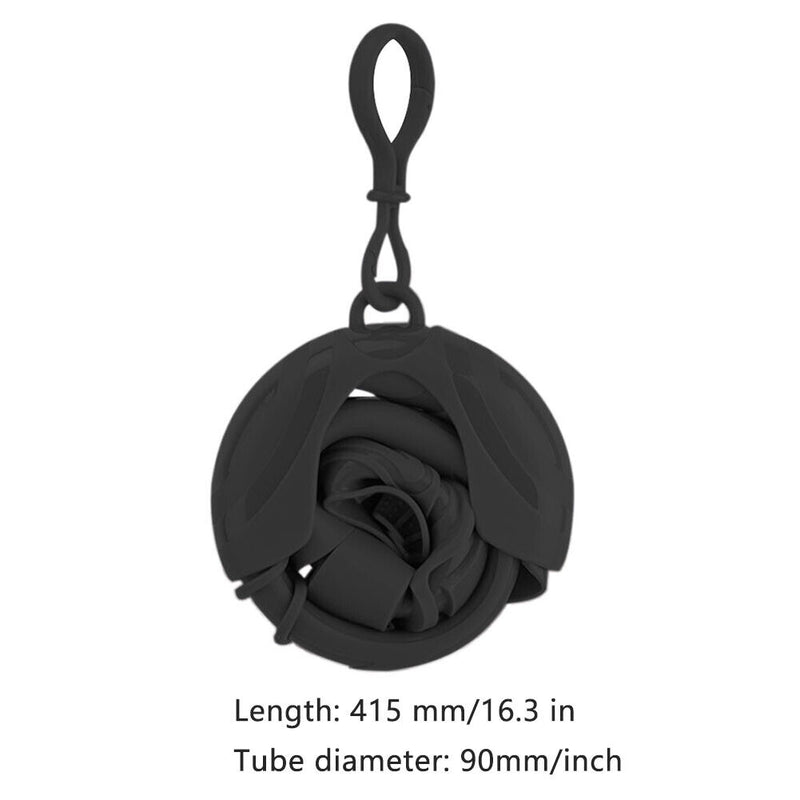 Silicone Foldable Snorkel Tube Wet Breathing Tube Men Women Snorkeling Supp