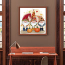 DIY Gnomes Rhinestone Picture Mosaic Full Round Drill Diamond Painting Craft
