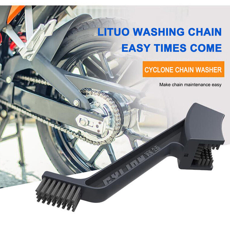 Motorcycle Chain Brush Plastic Motorcycle Chain Cleaning Maintenance Chain Care