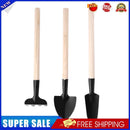 3pcs Gardening Tools Set Mini Transplant Plant Flower Shovel Rake Hand Tool