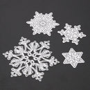 4pcs Christmas Snowflake Scrapbooking Album Paper Card Diary Hand Craft Newly