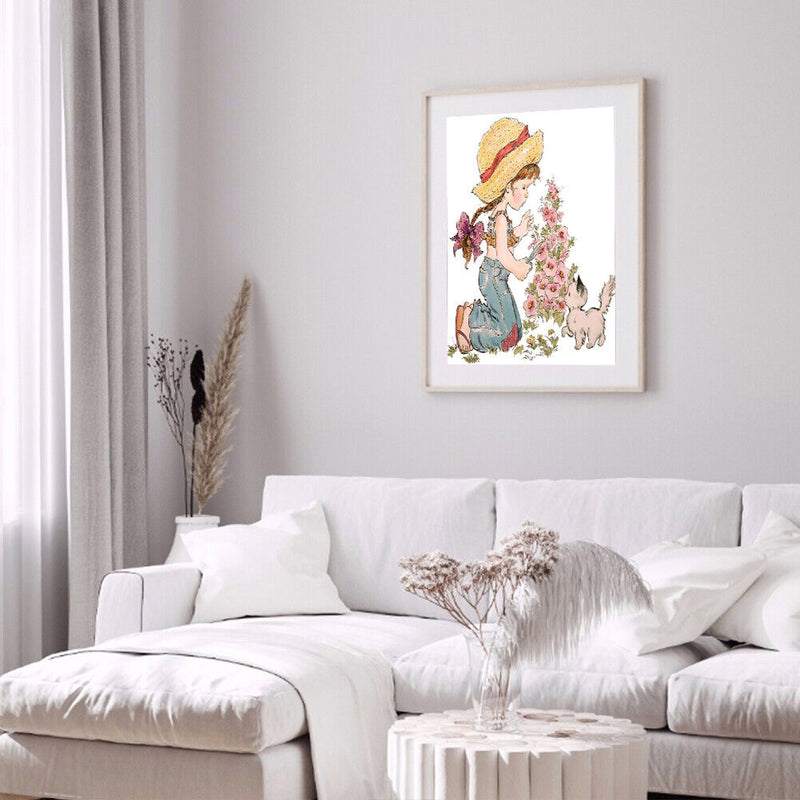 5D Diamond Painting Full Round Drill Cartoon kid Picture of