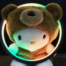 Remote Control Ring Night Light RGB Bedside Desk Atmosphere LED Lamps
