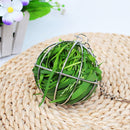 Hang Feeding Guinea Pig Rabbit Grass Ball Rack Round Stainless Steel Straw Ball
