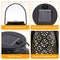 Solar Lanterns - Hollowed-Out Flower Design Outdoor Decorative Hanging Light
