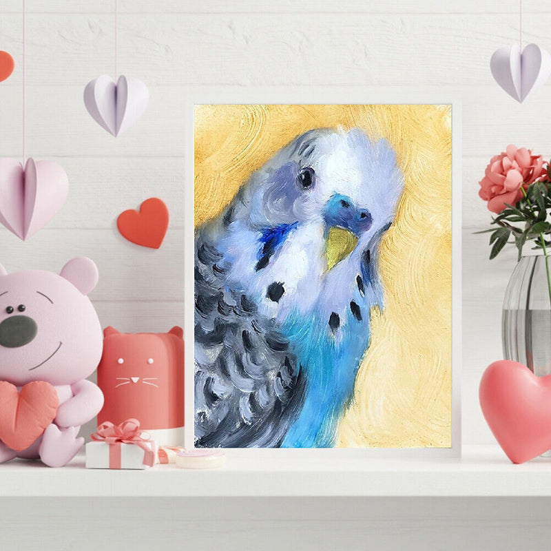 Parrot Oil Paint By Numbers Kits Canvas Drawing DIY Coloring Animal Picture