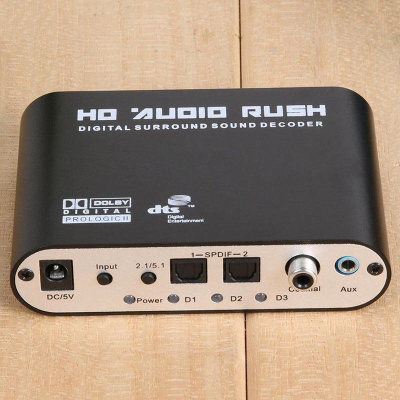 Coaxial DTS AC3 5.1CH Audio DTS/AC3 5.1 Analog Decoder Converter Digital Audio