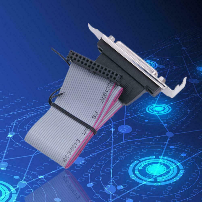 LPT1 Parallel Port I/O Adapter DB25 to IDC Slot Header Printer T4V2