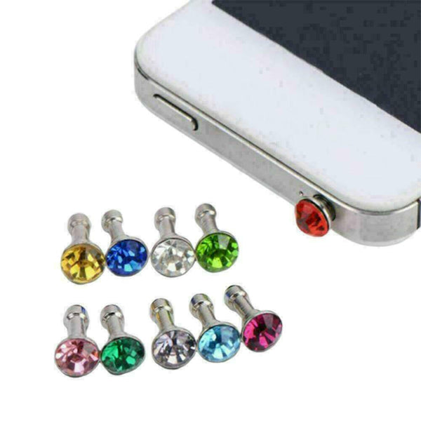 Anti-Staub-Stecker Kopfhörer-Stopper-Kappe für Mobiltelefon Q4W4 M3T0 H2L2