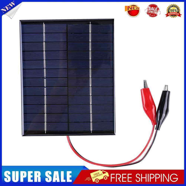 Waterproof Solar Panel 5W 12V Outdoor Portable DIY Polysilicon Epoxy Panels