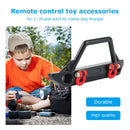 For 1/24 Axial SCX24 RC Crawler Jeep Wrangler Front Bumper with 2pcs LED Lights