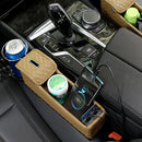Universal Vehicle Car Seat Crevice Organizer Dual USB Phone Holder Charger Box