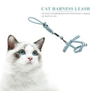 Adjustable Cats Leash Walking Chest Strap Pet Traction Rope (Green S)