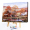 Frameless Oil Paint By Numbers DIY Autumn Picture Craft for Home Living Room