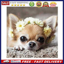 5D DIY Flower Dog Full Round Diamond Painting Mosaic Drawing Home Decoratio