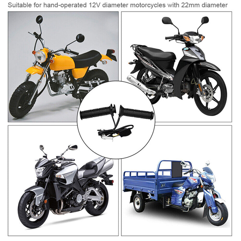 CS-095D1 7/8 Motorcycle Handlebar Heated Grips Motorbike ATV Handlebar Warm