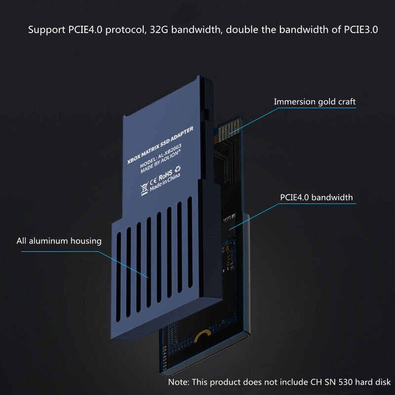 For Xbox Series x/s External Host Hard Drive Conversion Box