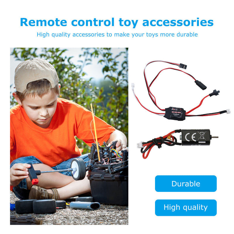 #A 050 Bushed Motor 30A Bushed ESC Kits for 1/24 RC Crawler Axial SCX24 AXI00002