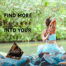 Ogan Pyramid Handmade Crushed Stone Crystal Energy Pyramid Jewelry (D)