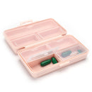 Nail Beauty Tool Box Carrying Case Multifunction Grinding Files Pen Container