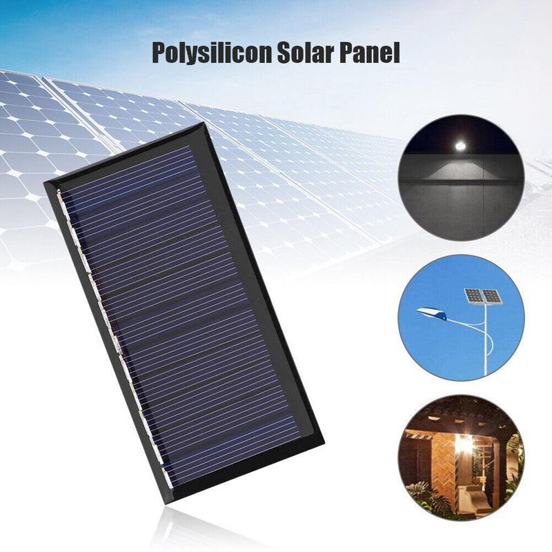 5.5V 90mA Solar Panel DIY Mini Solar Charger System Polysilicon Board (1pc)