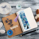 Leather Tassel Flowers Letter DIY Special Shaped Diamond Best Bookmark U0N2 O0D9