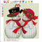 5D Diamond Painting Christmas Snowman Embroidery Cross Stitch Home Decor Newly