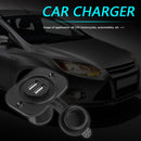 Waterproof Dual USB Charger Power Socket for 12V Car Auto Boat Motorcycle ATV