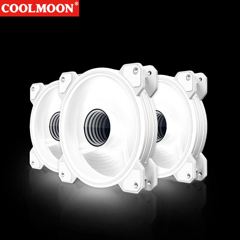 Cooler Silent 4Pin PWM 5V 3Pin ARGB Aura Sync Computer Housing Fan