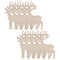 Decorations Reindeer Hanging Card Wooden Elk Decor Christmas Tree Hanging