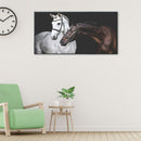 Two Horses Oil Paint By Numbers Kits DIY Handpainted on Canvas Gift Unframed
