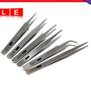UN3F 6pcs Industrial Anti-Static Tweezers Maintenance Tool Kit TS10-15