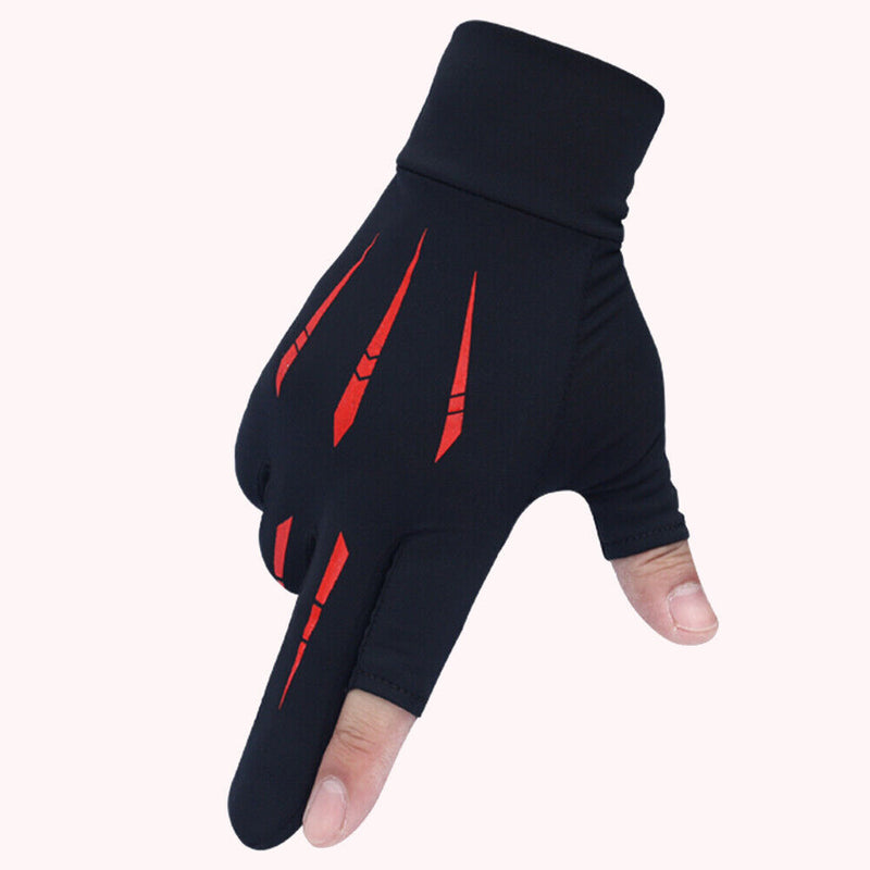 Fishing Catching Gloves Men Women Outdoor Fishing Anti-slip 2 Cut Finger Mitt