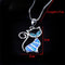 Exquisite Fashion Women Elegant Gift Cat Pendant Opal Necklace Chain Jewelry