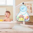 Baby Cartoon Bath Water Toys Hanging Net Ocean Balls Storage Bag (Whale)