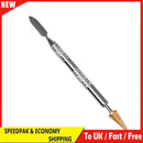 Dual-purpose 2 Brass Head Leather Edge Oil Gluing Dye Pen Paint Roller Tool