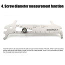 BIKERSAY 7 in 1MTB Road Bicycle Chain Wear Indicator Chain Checker Ruler Gauge