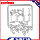 I Love You Cut The Stencil Scrapbooking Paper Embossing DIY Album Kar