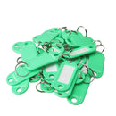 100pcs Plastic Keychain ID Label Keychain with Keychain