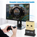 USB Bluetooth 4.0 Adapter Dongle CSR 4.0 Wireless Audio Receiver for Win 10 8 PC