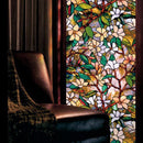 Magnolia Flowers Waterproof Anti-UV Wall Stick Privacy Film Textured Flo