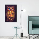 11CT Printed Full Cross Stitch DIY Glitter Owl Hand Painting Room Decoration Kit