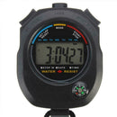Digital Handheld Sports Stopwatch Stop Watch Timer Bla Counter Alarm FAST B5Q0
