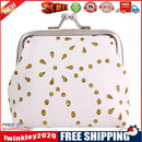 Women Kids Hollow Mini Coin Wallets PU Leather Clip Card Clutch Holder Case