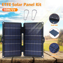 10W 5V Solar Panel Charger Bi-fold Waterproof Camping Solar Panel Pack for