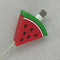 Fruit USB Data Cable Bites Protector Universal Cord Winder (Watermelon)