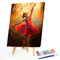 Dancing Girl Oil Paint By Numbers DIY Canvas Wall Art Home Decoration Unfra