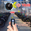 Bicycle Alarm System IP54 Waterproof Dustproof with Remote for Scooter Security