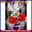 Diamond Painted 5D DIY Red rose Partial Special Rhinestone Set