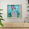 DIY Diamond Painted Kimono Girl Partial Special Rhinestone Set